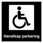 80218-Handikap-parkering-med-symbol-og-tekst-Privatrettslig-skilt-Unisign.no