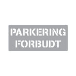 Parkering forbudt sjablong – For Unisign sjablong system – Unisign AS